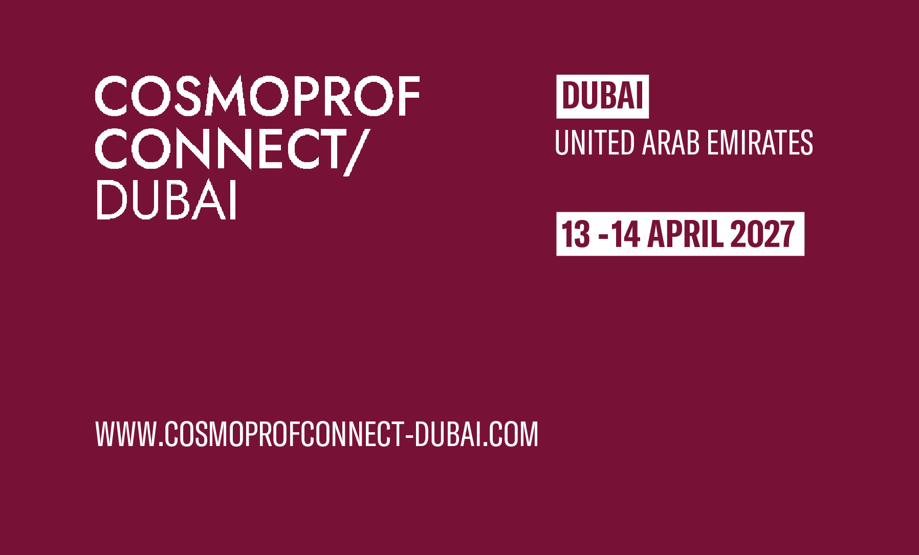 Cosmoprof Connect Dubai